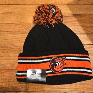 Baltimore Orioles SGA Giveaway Knit Ski Snow Winter Cap Hat - Black & Orange